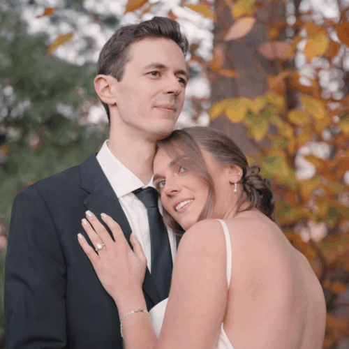 Humblebee Wedding Films The Riverview (4) Humblebee Wedding Films The Riverview, newlyweds embrace and pose for a picture