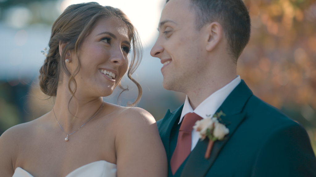 Humblebee Wedding Films, Willowdale Estate Topsfield Massachusetts, couple embrace