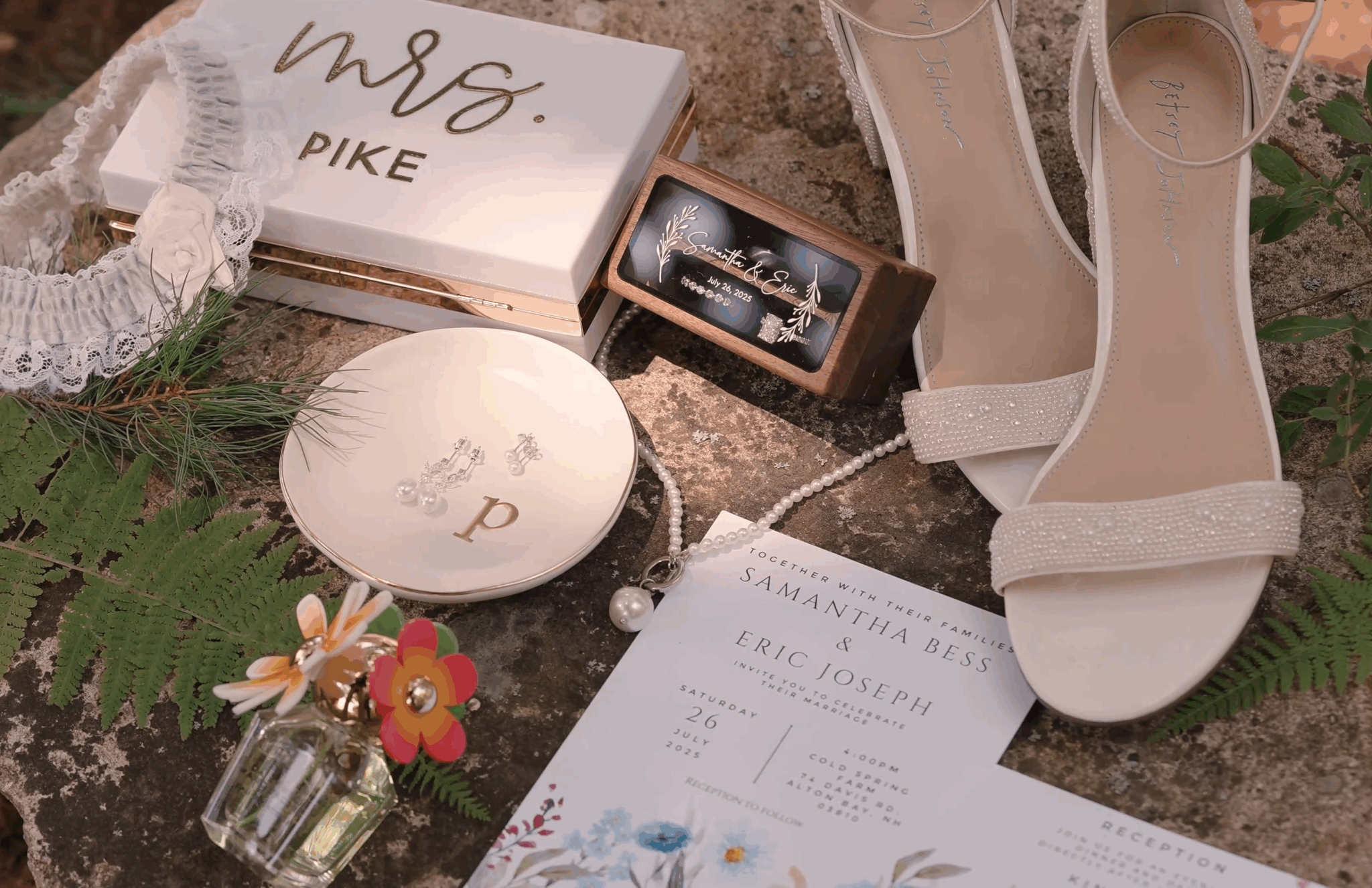 Humblebee Wedding Videography Cold Spring Farm, wedding invitation