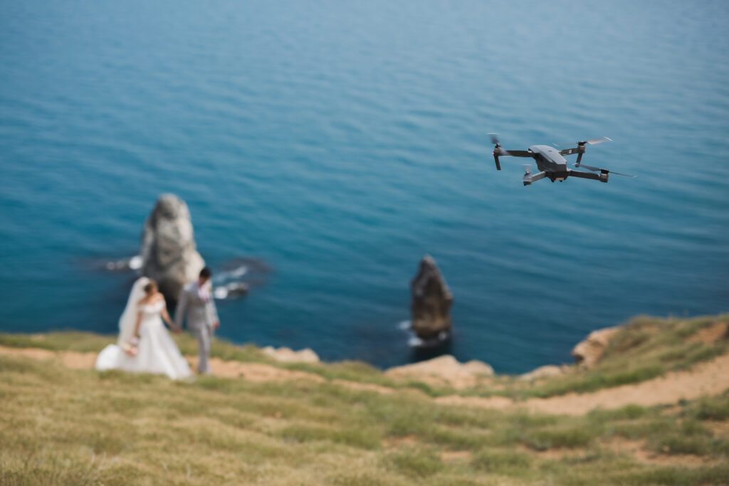 Humblebee Wedding drone wedding videographer,